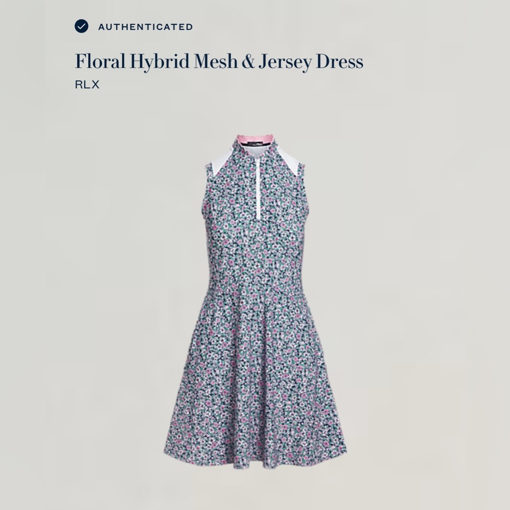 RLX Ralph Lauren Floral Hybrid Golf Dress, NWT, medium - Picture 2 of 6